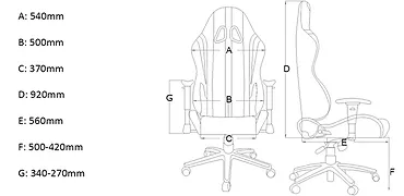 AKRacing Prime Fotel Dla Gracza Pomarańczowy Materiałowy