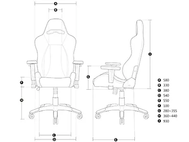 Fotel dla gracza gamingowy AKRacing Arctica