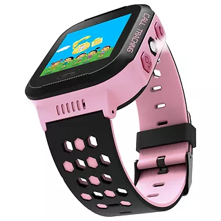 Watch Phone Go z lokalizatorem GPS - Flashlight Różowy