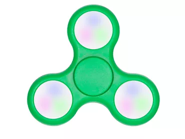 Hand Fidget Spinner Led Zielony