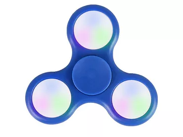 Hand Fidget Spinner Led Niebieski