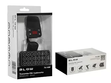 Transmiter FM USB + ładowarka 2,1A Blow 74-140