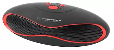 Esperanza Głośnik Bluetooth Trival Czarno-Czerwony