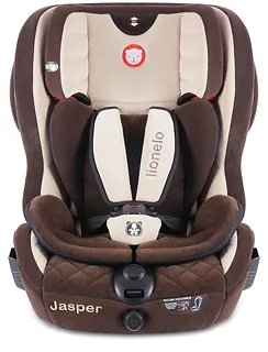 Lionelo Fotelik Samochodowy Jasper Brązowy Zamsz
