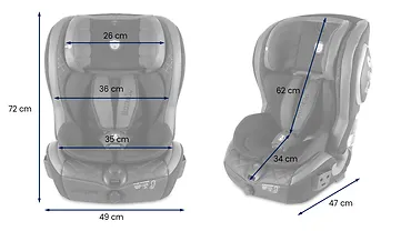 Lionelo Fotelik Samochodowy Jasper Brązowy Zamsz