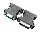 Adapter DVI-I->VGA(24+5-15F) czarny