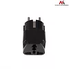 Maclean Adapter gniazdo UK na wtyk EU uniwersalny MCE155 czarny