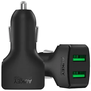 Aukey CC-S3 ultraszybka ładowarka samochodowa 2xUSB AiPower 4.8A 24W