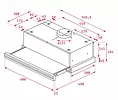 TEKA CNL 6415 Plus CZARNY Okap teleskopowy