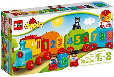 Lego Duplo Pociąg z cyferkami 10847