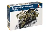 Italeri German military motorcycle with sidecar