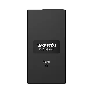 Tenda Gigabit PoE inicjator, 30W, 1xLAN PoE, 1xLAN