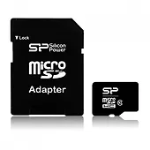 Silicon Power microSDHC 32GB CLASS 10 + adapter