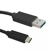 Qoltec Kabel USB 3.1 typ C męski | USB 3.0 A męski | 0.25m