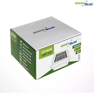 GreenBlue Lampa solarna na słupek LED 60*40 GB125 - daszek kopertowy