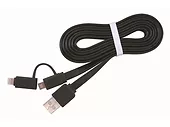 Gembird Kabel USB AM->Micro-BM/ Lightning Apple 1m