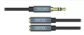 Unitek KABEL MiniJack 3,5mm(M) -2x 3,5mm (F), Y-C956ABK