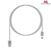 Maclean Kabel micro USB magnetyczny silver MCE160 - Quick & Fast Charge