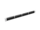 LANBERG Patch Panel 24 Port 1U Kat.5E szary