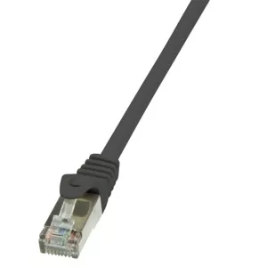 LogiLink Patchcord CAT.6 F/UTP 0,5m czarny