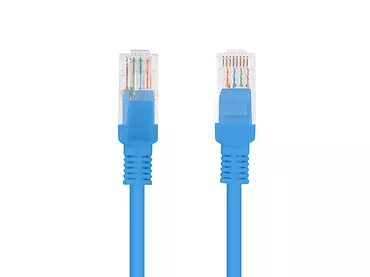 LANBERG Patchcord kat.5e 10.0M UTP niebieski