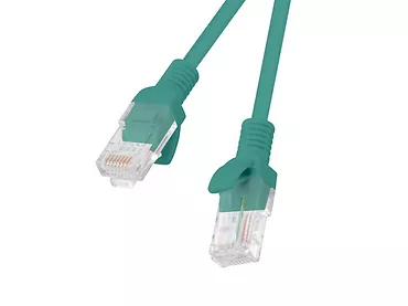 LANBERG Patchcord kat.5e 1.0M UTP zielony