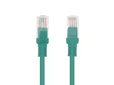 LANBERG Patchcord kat.5e 1.0M UTP zielony