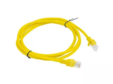 LANBERG Patchcord kat.5e 1.5M UTP żółty