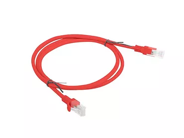 LANBERG Patchcord kat.6 1.0M UTP czerwony