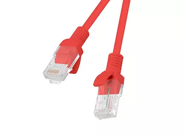 LANBERG Patchcord kat.6 1.0M UTP czerwony