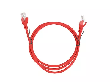 LANBERG Patchcord kat.6 1.0M UTP czerwony