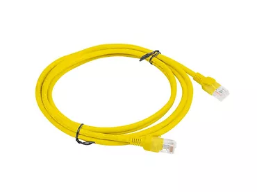 LANBERG Patchcord kat.6 2.0M UTP żółty