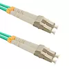 Qoltec Patchcord światłowodowy LC/UPC - LC/UPC | Multimode | 50/125 | OM4 | Duplex | 2m