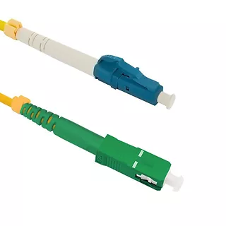 Qoltec Patchcord światłowodowy LC/UPC - SC/APC | Singlemode | 9/125 | G652D | Simplex | 5m