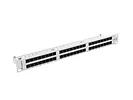 LANBERG Patch Panel 48 Port 1U Kat.5E szary