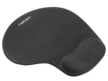 Podkładka pod mysz Natec Marmot Czarna 240x212mm Żelowa