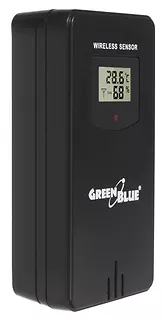 GreenBlue Stacja pogodowa kolorowa WiFi bezprzewodowa GB522 DCF fazy księzyca