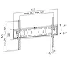 Uchwyt ścienny LCD/LED VESA, 37-70', max. 50kg