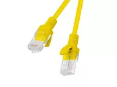 LANBERG Patchcord kat.5e 0.25M UTP żółty