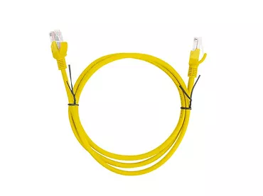 LANBERG Patchcord kat.5e 1.0M UTP żółty