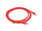 LANBERG Patchcord kat.5e 2.0M UTP czerwony