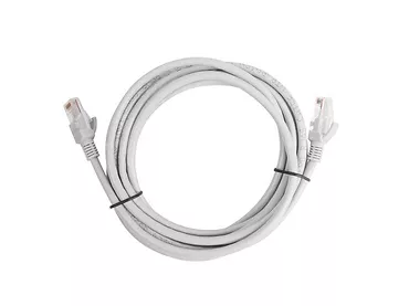 LANBERG Patchcord kat.5e 3.0M UTP szary