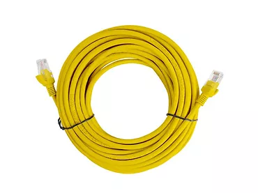 LANBERG Patchcord kat.5e 15.0M UTP żółty