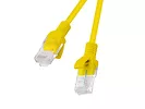 LANBERG Patchcord kat.6 1.0M UTP żółty