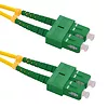 Qoltec Patchcord światłowodowy SC/APC-SC/APC | SM | 9/125 | G652D | 2m