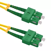 Qoltec Patchcord światłowodowy SC/APC-SC/APC | SM | 9/125 | G652D | 2m