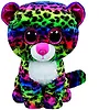 TY Beanie Boos Dotty - kolorowy leopard, 15 cm