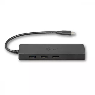 i-tec USB-C Slim 3-port HUB z adapterem Gigabit Ethernet