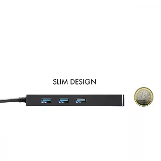 i-tec USB-C Slim 3-port HUB z adapterem Gigabit Ethernet