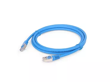 Gembird Patch cord S/FTP Kat6A LSHZ 1m niebieski